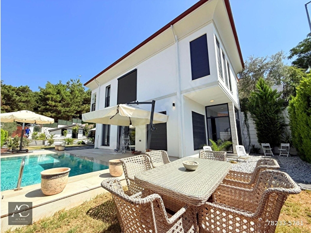 DOĞA İLE İÇ İÇE-ÖZEL HAVUZ-OTOPARK-550 M2-BAHÇE-YERDEN ISITMA/ISI POMPASI-LÜX-EŞYALI-AKILLI-MÜSTAKİL - Görsel 16