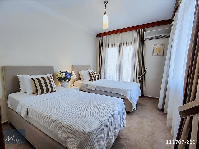 Kalkanda müthiş deniz manzaralı denize yakın satılık lüks villa - Görsel 28