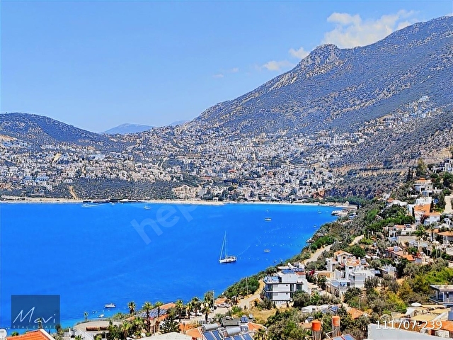 Kalkanda müthiş deniz manzaralı denize yakın satılık lüks villa - Görsel 7