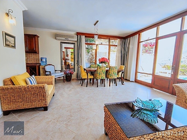 Kalkanda müthiş deniz manzaralı denize yakın satılık lüks villa - Görsel 20