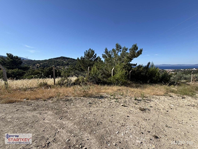 Mordoğan da deniz manzaralı 385 m2 arsa - Görsel 9