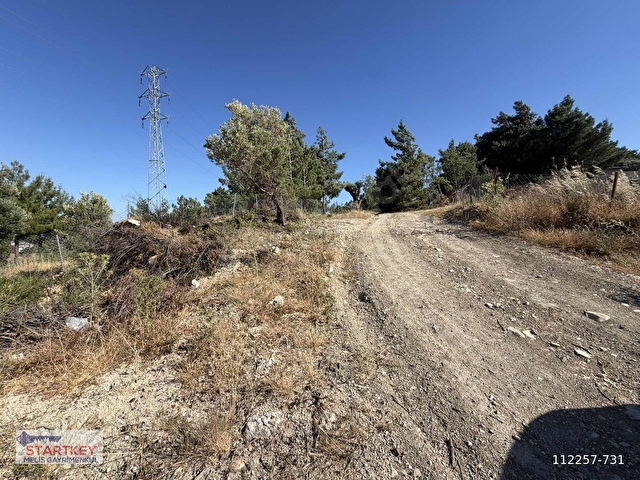 Mordoğan da deniz manzaralı 385 m2 arsa - Görsel 8