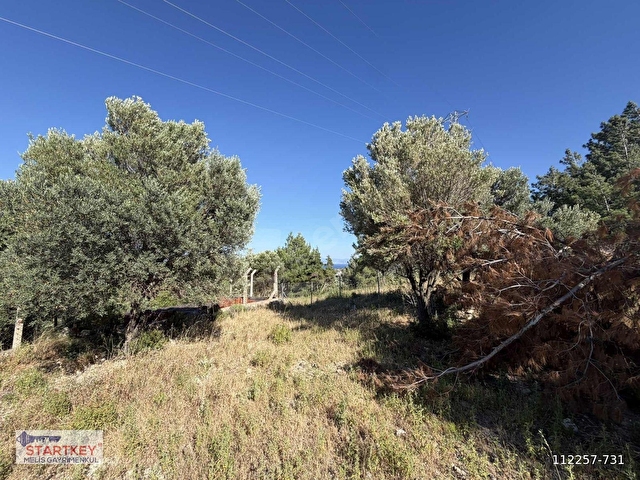 Mordoğan da deniz manzaralı 385 m2 arsa - Görsel 7