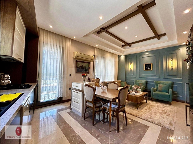 YÜKSELDEN SOĞANYEMEZDE YERDEN ISITMALI PRESTİJLİ 3+1 LÜX SATILIK DAİRE
