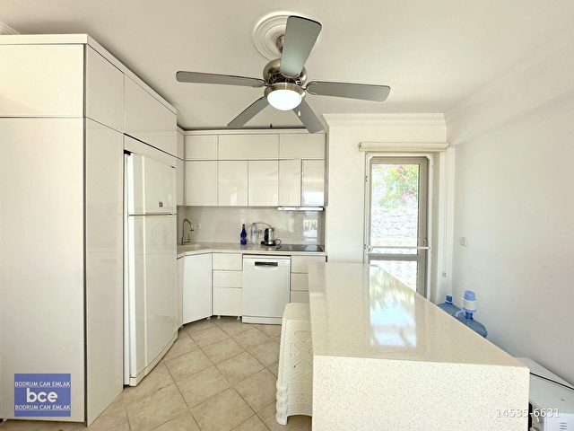BODRUM PLAJLI RESORT SİTEDE MANZARALI EŞYALI BAKIMLI 2+1 DAİRE - Görsel 20