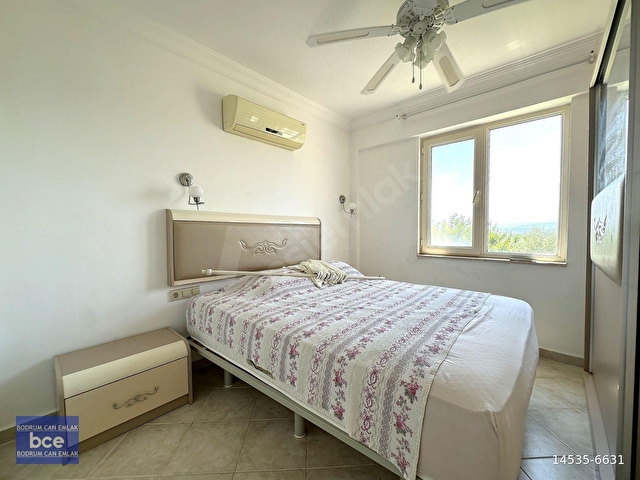 BODRUM PLAJLI RESORT SİTEDE MANZARALI EŞYALI BAKIMLI 2+1 DAİRE - Görsel 24