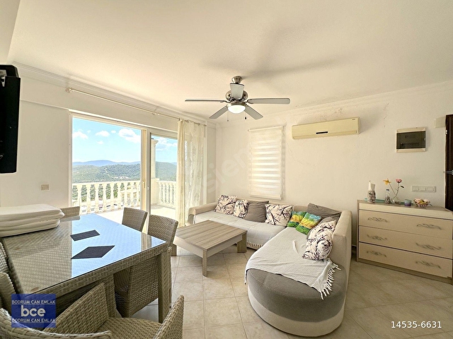BODRUM PLAJLI RESORT SİTEDE MANZARALI EŞYALI BAKIMLI 2+1 DAİRE - Görsel 13