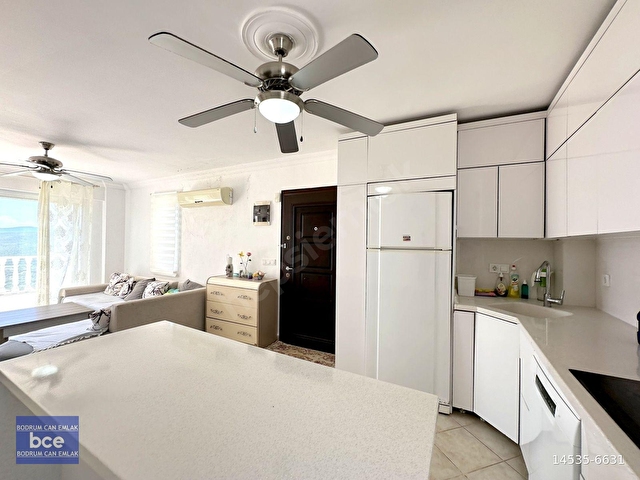 BODRUM PLAJLI RESORT SİTEDE MANZARALI EŞYALI BAKIMLI 2+1 DAİRE - Görsel 22