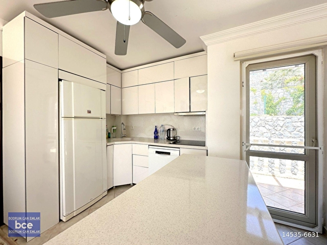BODRUM PLAJLI RESORT SİTEDE MANZARALI EŞYALI BAKIMLI 2+1 DAİRE - Görsel 19
