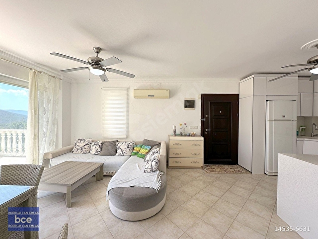 BODRUM PLAJLI RESORT SİTEDE MANZARALI EŞYALI BAKIMLI 2+1 DAİRE - Görsel 15