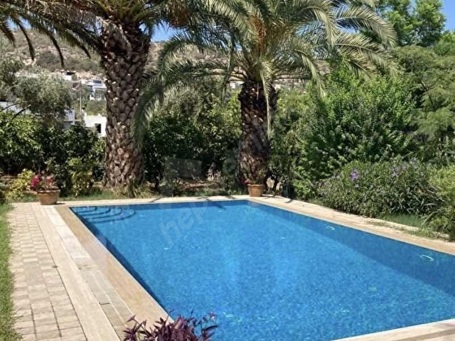 BODRUM GÖLKÖY DE KİRALIK HAVUZLU MÜSTAKİL EV - Görsel 2