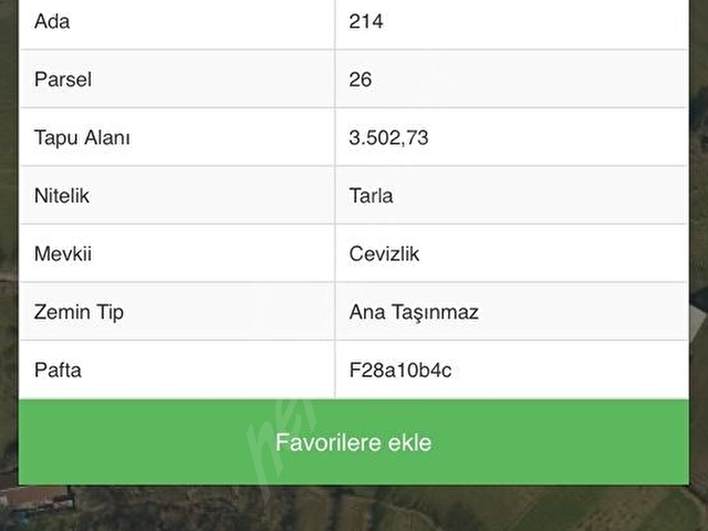 Lesa Gayrimenkulden Çaycuma Nebioğlunda Satılık Tarla - Görsel 2