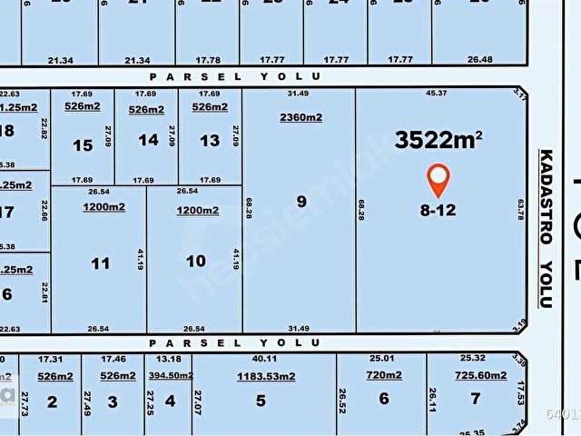 SARAYDA CADDE ÜSTÜ 3522m² YOLU AÇIK FIRSAT PARSEL - Görsel 28