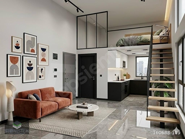 STEIN AUF STEIN ALTAYÇEŞMEDE SIFIR PRESTİJLİ YAPIDA LOFT 1+1 !!