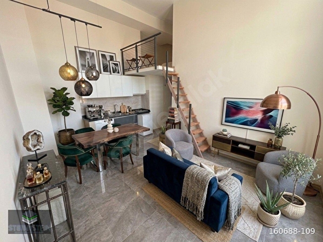 STEIN AUF STEIN ALTAYÇEŞMEDE SIFIR PRESTİJLİ YAPIDA LOFT 1+1 !! - Görsel 4
