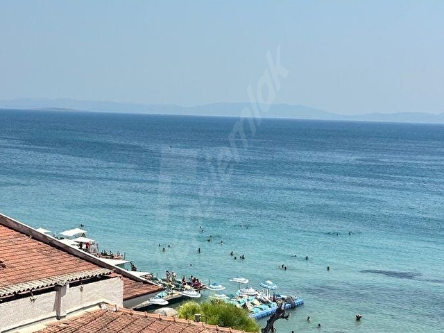 Altınkumda denize sıfır 110 metre full deniz manzaralı geniş teraslı eşyalı 1+1 dubleks daire - Görsel 13