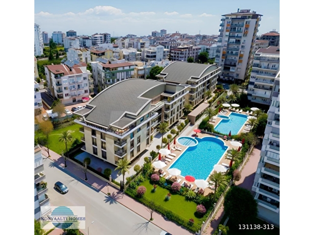KONYAALTINDA LÜX AKILLI EV SİSTEMLİ YERDEN ISITMALI KAPALI OTOPARKLI HAVUZLU %50 PEŞİN KALAN TAKSİLİ
