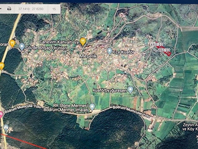 MİLAS BODRUM YOLUNDA MEŞELİK MAH İMARLI 1535 M2 İÇİNDE 300 M2 HAVUZLU VİLLA -ZEYTİNLİK SATILIK - Görsel 15