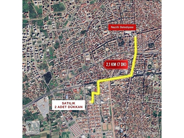 NAZİLLİ YENİ SANAYİDE TİCARET ODASI ARKASI SATILIK 2 ADET DÜKKAN - Görsel 8