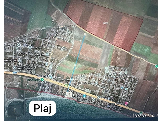 Tekirdağ Çeşmeli deniz manzaralı satılık arsa - Görsel 3