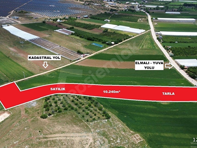 VİP GAYRİMENKULden KIŞLA MAH. İKİ TARAFI YOL CEPHELİ TARLA - Görsel 5