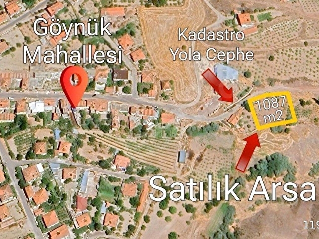 AVANOS İLÇEYE 11dk. KADASTRO YOL CEPHELİ 2 KAT İMARLI 1.087m2 - Görsel 3