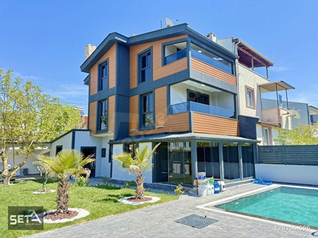 ▃▅▇SETA GRUP▇▅▃KÖŞE BAŞİ HAVUZLU 280m2 ARSA İÇİNDE KIŞ BAHÇELİ V - Görsel 18