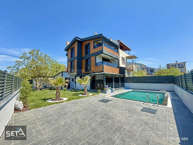 ▃▅▇SETA GRUP▇▅▃KÖŞE BAŞİ HAVUZLU 280m2 ARSA İÇİNDE KIŞ BAHÇELİ V - Görsel 17