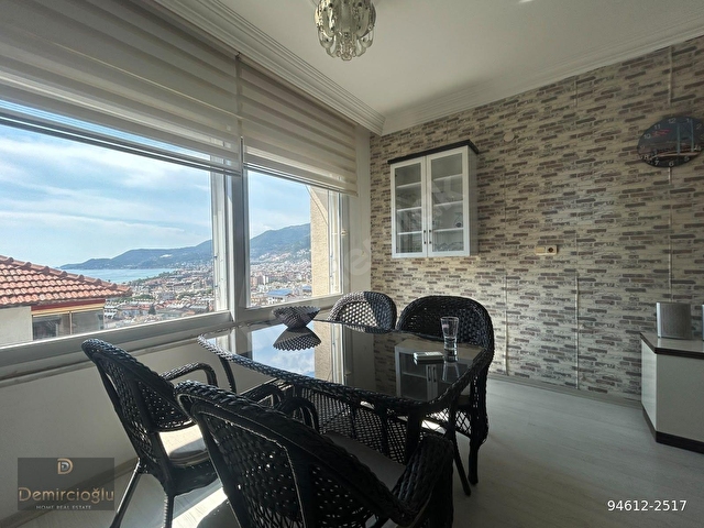 ALANYA KALEDE FULL DENİZ MANZARALI EŞYALI 2+1 SATILIK DAİRE - Görsel 5