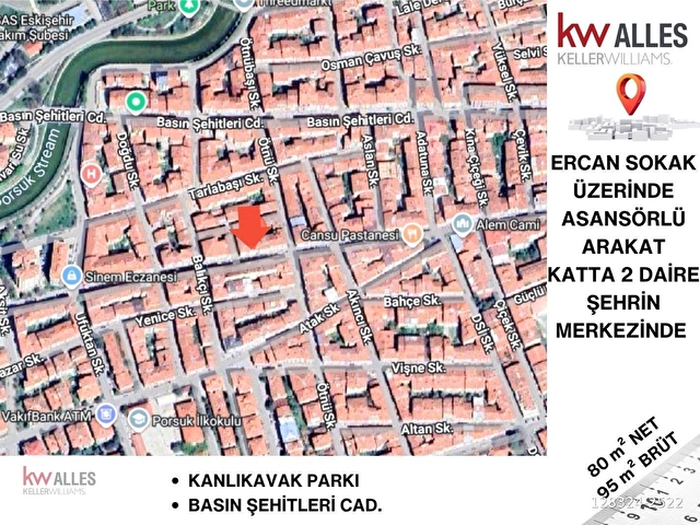 KW ALLES’TEN ERCAN SOK.TA ASANSÖRLÜ 2+1 ARAKAT  DAİRE - Görsel 5