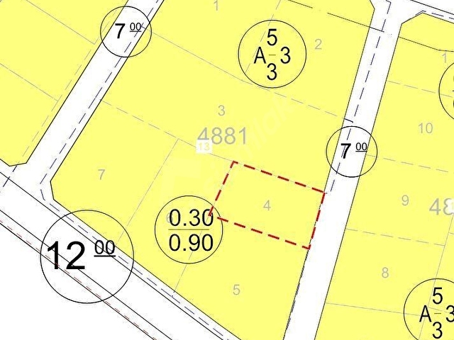 Villalık kupon konumda satlık 328m imarlı parsel - Görsel 2
