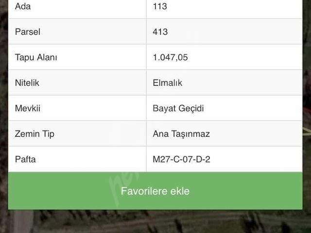 BEYŞEHİR BAKDEMİRDE ACİL SATILIK 1.047 m² TARLA / YATIRIMLIK - Görsel 4