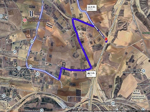 GÖLBAŞI KIZILCAŞARDA İYİ KONUMDA 1.725M2 SATILIK HİSSE - Görsel 9