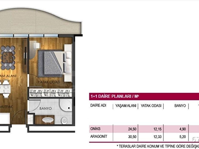 Via Port Houses & Suites B-1 Blokta Geniş Balkonlu Kelepir 72 m2 - Görsel 30