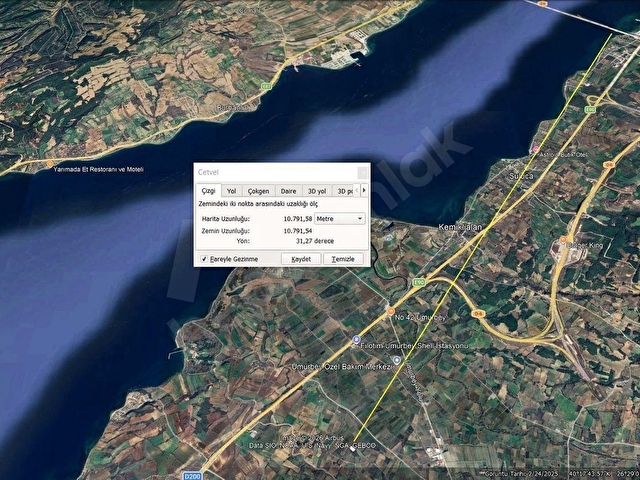 Çanakkale Lapseki Umurbeyde Satılık 2922 M² Tarla - Görsel 7