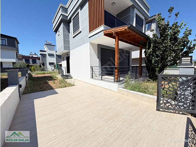 ÜRKMEZ DOĞANBEYde SATILIK SIFIR TEK MÜSTAKİL GENİS 3+1 VİLLA - Görsel 10
