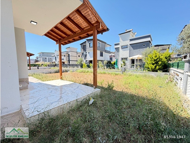 ÜRKMEZ DOĞANBEYde SATILIK SIFIR TEK MÜSTAKİL GENİS 3+1 VİLLA - Görsel 11