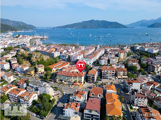 TT Emlaktan,, Marmaris Kemeraltında  Havuzlu Sitede, Denize 200 Metre Satılık 1+1 Daire - Görsel 2