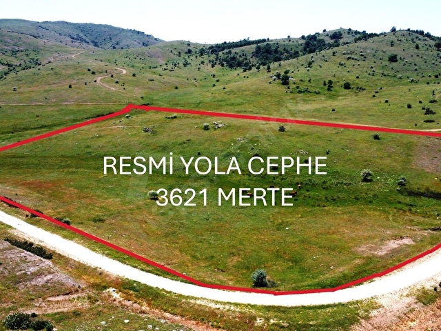 AFYONKARAHİSAR MERKEZ ALACALI 3621 M2 RESMİ YOLA CEPHELİ ARAZİ
