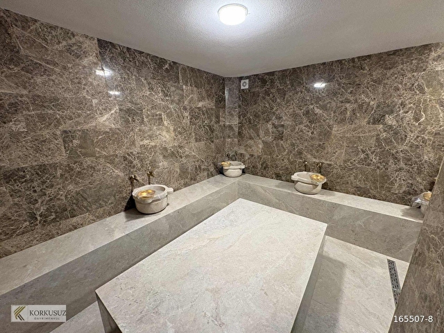 HAVUZLU SAUNALI HAMAMLI LÜKS SİTE İÇERİSİNDE SATILIK DAİRE - Görsel 10