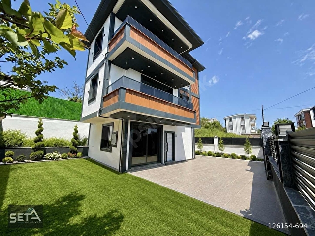 ꧁▇SETA GRUP▇꧂DENİZE 200 M 4+1 260m2 ARSA İÇİNDE FULL MANZARALI