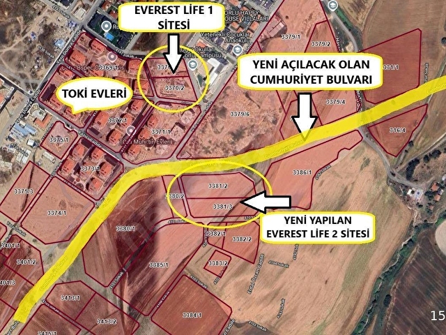 MOLLA TEAMDEN EVEREST LİFE 2 SİTESİ 130 M2 SATILIK 3+1 DAİRELER - Görsel 8
