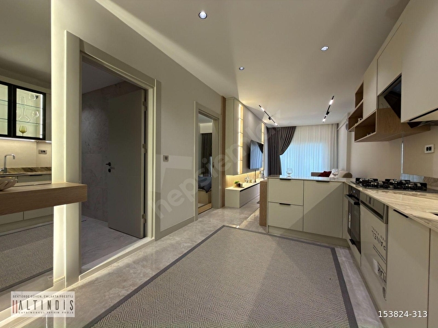 Girne Mahallesinde prestijli proje, lüks eşyalı satılık daire - Görsel 2