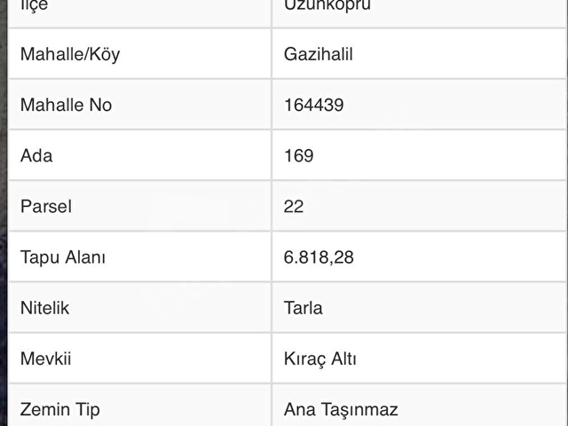 EDİRNE UZUNKÖPRÜ SATILIK YATIRIMLIK TARLA - Görsel 2