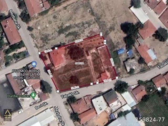 YENİŞEHİR,0.90 EMSAL,3 KAT İMARLI,2.306 m² ARSA VE MÜSTAKİL EV - Görsel 12