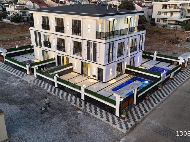 Didim Çamlıkta Satılık Ayrı Mutfaklı 4+1 Havuzlu TRİPLEKS - Görsel 2