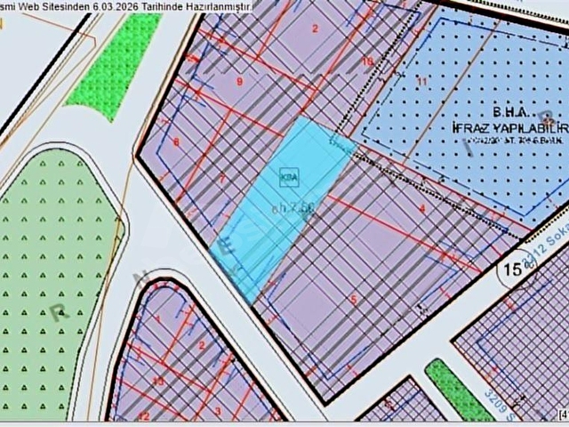Denizli Hacıeyüplüde 3545 M² Satılık Sanayi Parseli E 1,50 - Görsel 5