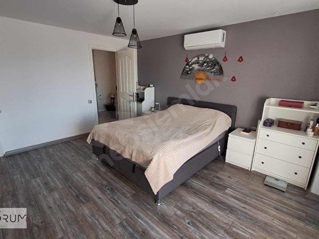 Bodrum Bitez de Deniz Manzaralı Satılık 3+1 Bahçe Katı Daire - Görsel 16