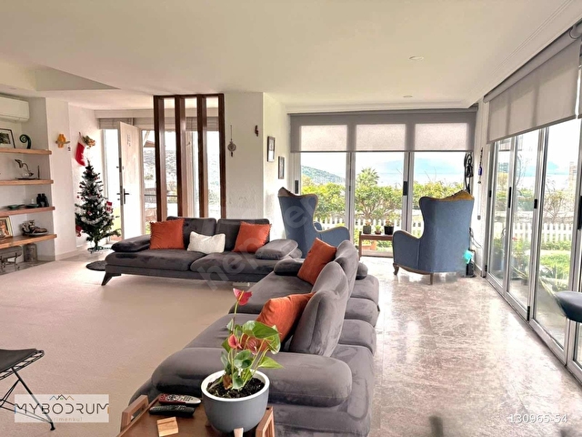 Bodrum Bitez de Deniz Manzaralı Satılık 3+1 Bahçe Katı Daire - Görsel 4