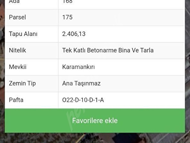 ELDİREK MH 400 M2 RIZAİ TAKSİM İ YAPILMIŞ ARAZİ - Görsel 3